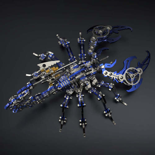 3D Scorpion Metal Puzzle Colorful Model Kit for Gifts and Decoration