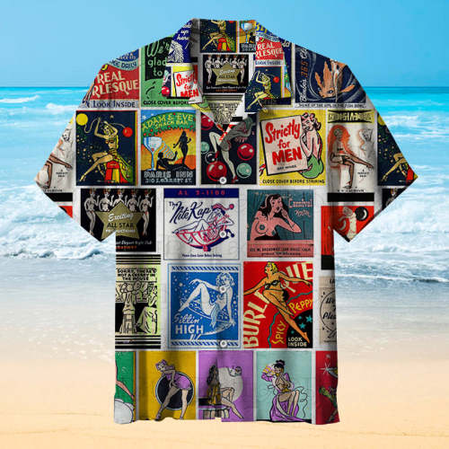 Vintage Pinup Matchbooks |Universal Hawaiian Shirt