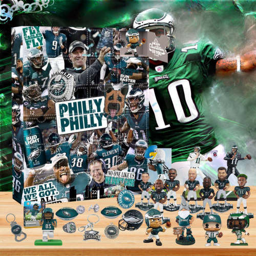 Philadelphia Eagles Advent Calendar -- The One With 24 Little Doors