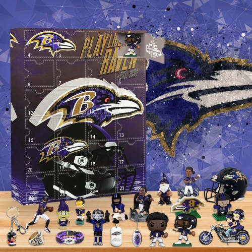 2024 Baltimore Ravens Advent Calendar -- The One With 24 Little Doors