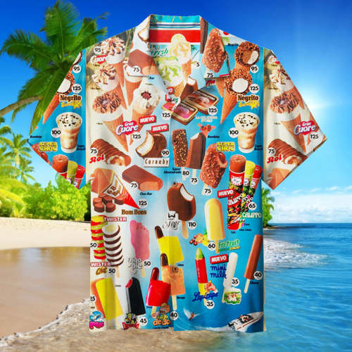 Oh, those old summers, those old ice creams |Unisex Hawaiian Shirt#003
