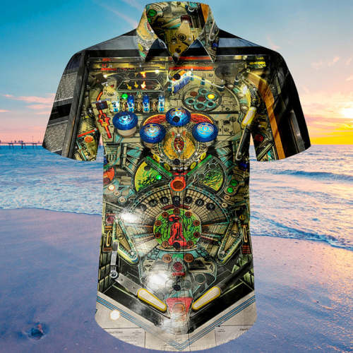 Embryon Pinball Machine |Unisex Hawaiian Shirt
