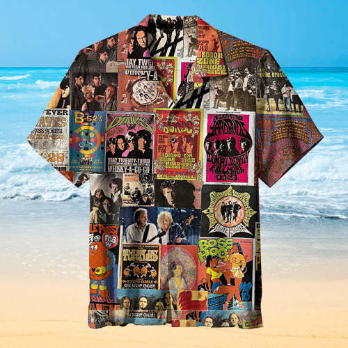 Classic Rock Collage |Universal Hawaiian Shirt