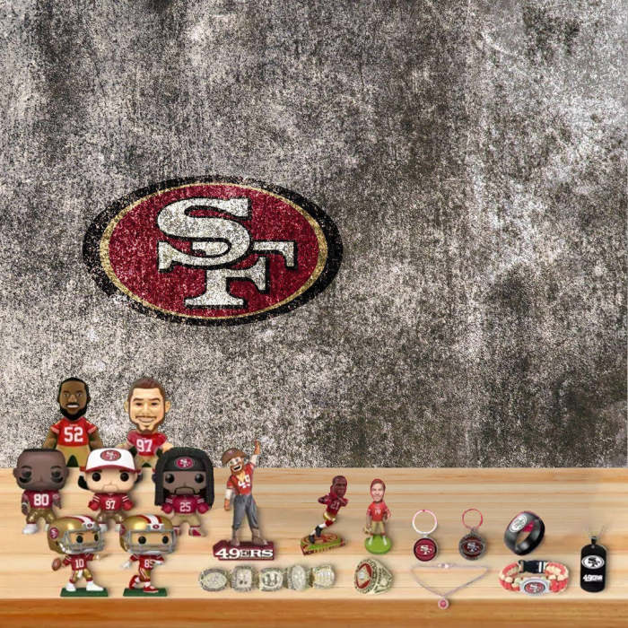 2024 San Francisco 49ers Advent Calendar -- The One With 24 Little Doors