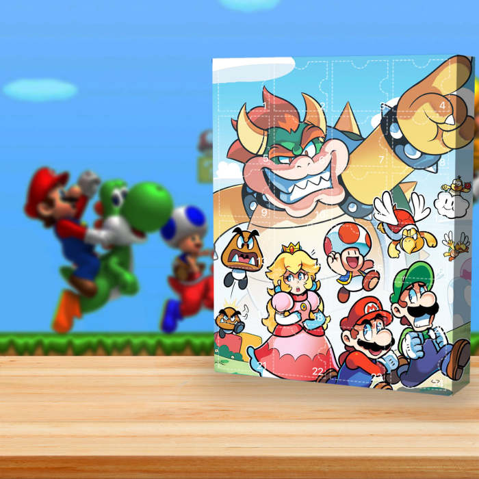 Mario Advent Calendar -- The One With 24 Little Doors