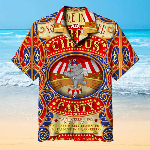 Circus Party with Elephants|Universal Hawaiian Shirt