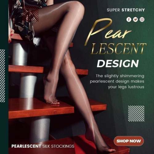 ✨LAST DAY PROMOTION💕 Pearlescent Silk Stockings Sexy Nylon Pantyhose-Buy 3 Get 1 Free