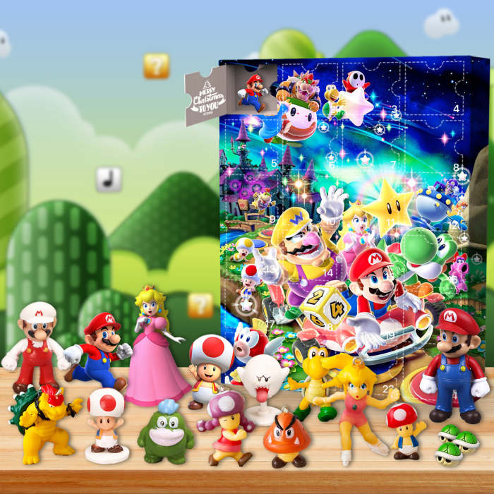 Mario Advent Calendar -- The One With 24 Little Doors