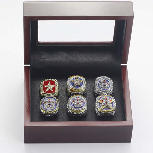 MLB Houston Astros Championship Ring Set of 6