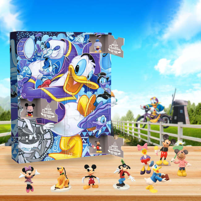 Donald Duck Advent Calendar -- The One With 24 Little Doors