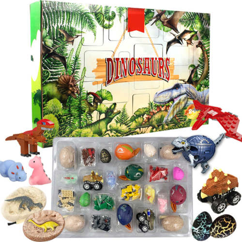 Amazing Dinosaur Advent Calendar -- The One With 24 Little Doors