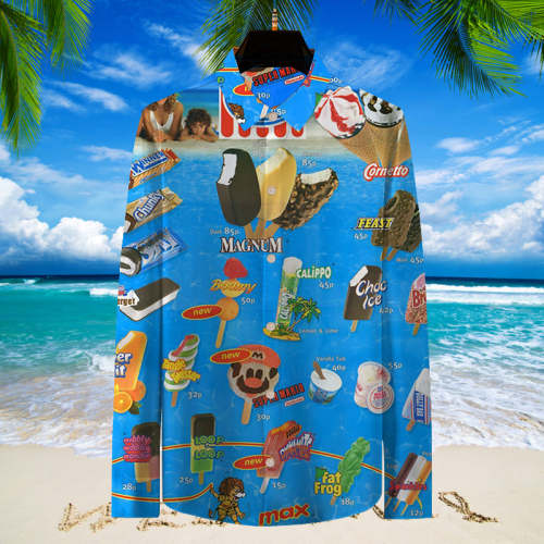 Oh, those old summers, those old ice creams | Long Sleeve Shirt#011