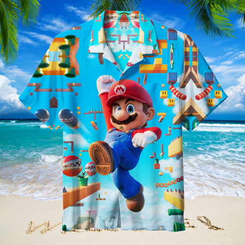 Super Mario |Unisex Hawaiian Shirt