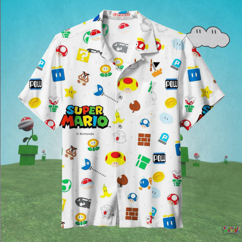Super Mario | Unisex Hawaiian Shirt