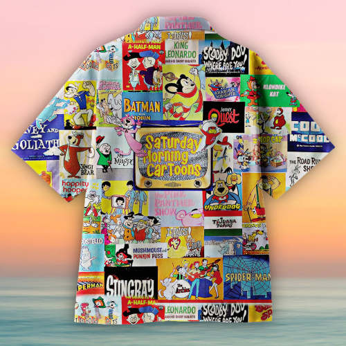 Amazing Saturday Morning Cartoons Hawaiian Shirt