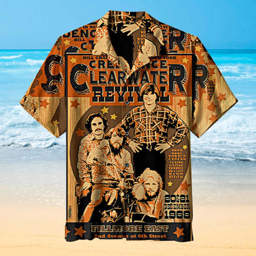 CREEDENCE CLEARWATER REVIVAL |Universal Hawaiian Shirt