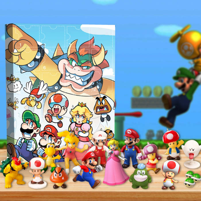 Mario Advent Calendar -- The One With 24 Little Doors