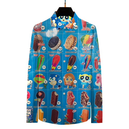 Oh, those old summers, those old ice creams | Long Sleeve Shirt#010