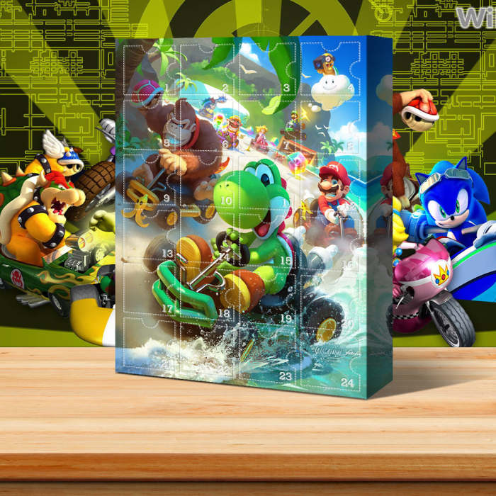 Mario Kart Advent Calendar -- The One With 24 Little Doors