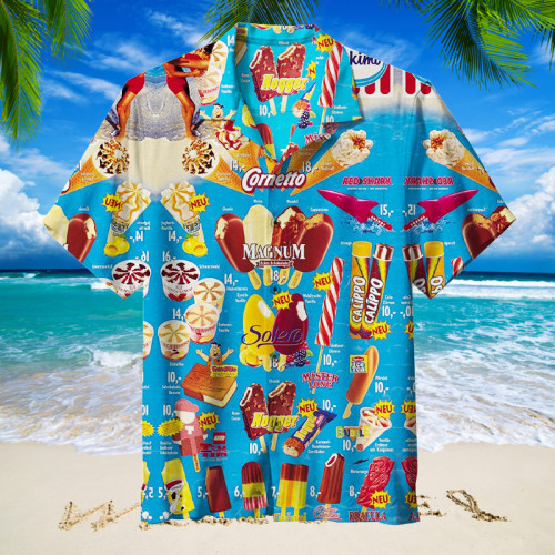 Oh, those old summers, those old ice creams |Unisex Hawaiian Shirt