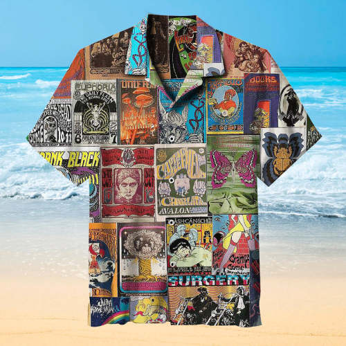 Classic Rock Poster Collage |Universal Hawaiian Shirt