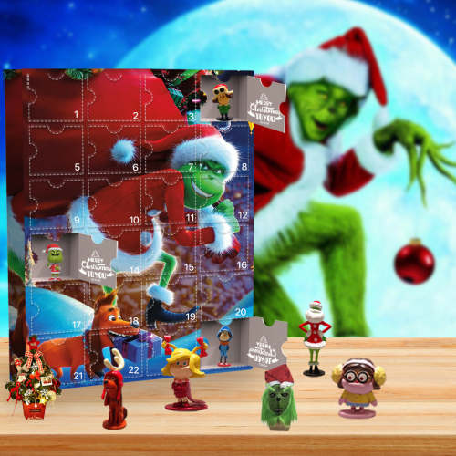 The Grinch Advent Calendar -- The One With 24 Little Doors