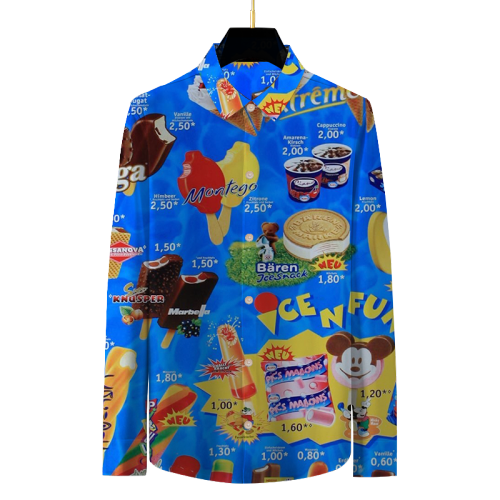 Oh, those old summers, those old ice creams | Long Sleeve Shirt#006