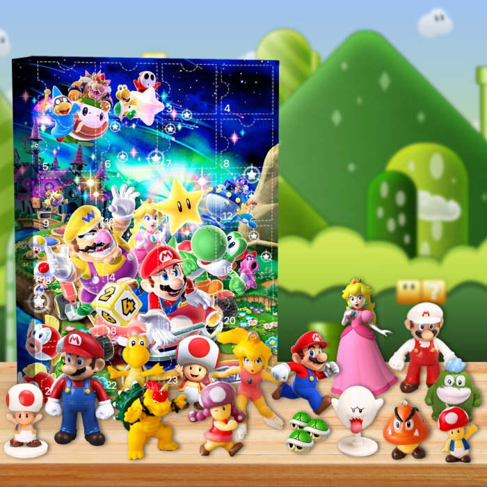 Mario Advent Calendar -- The One With 24 Little Doors