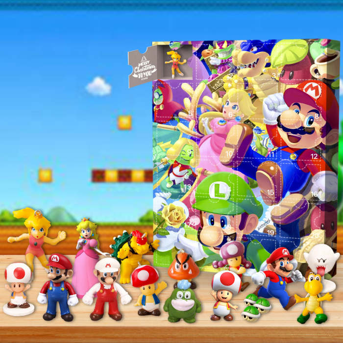 Mario Advent Calendar -- The One With 24 Little Doors