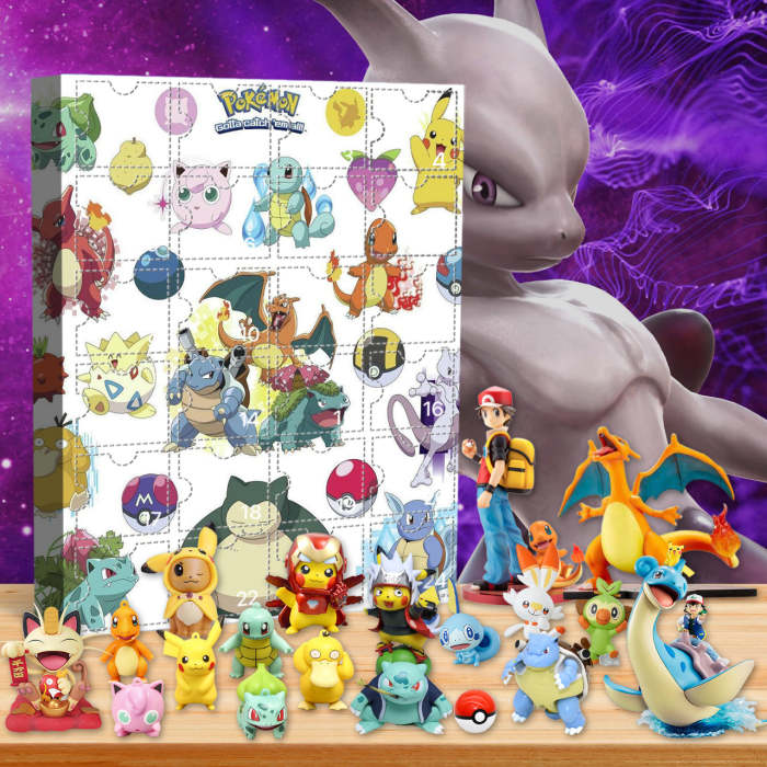 Pokémon Advent Calendar -- The One With 24 Little Doors