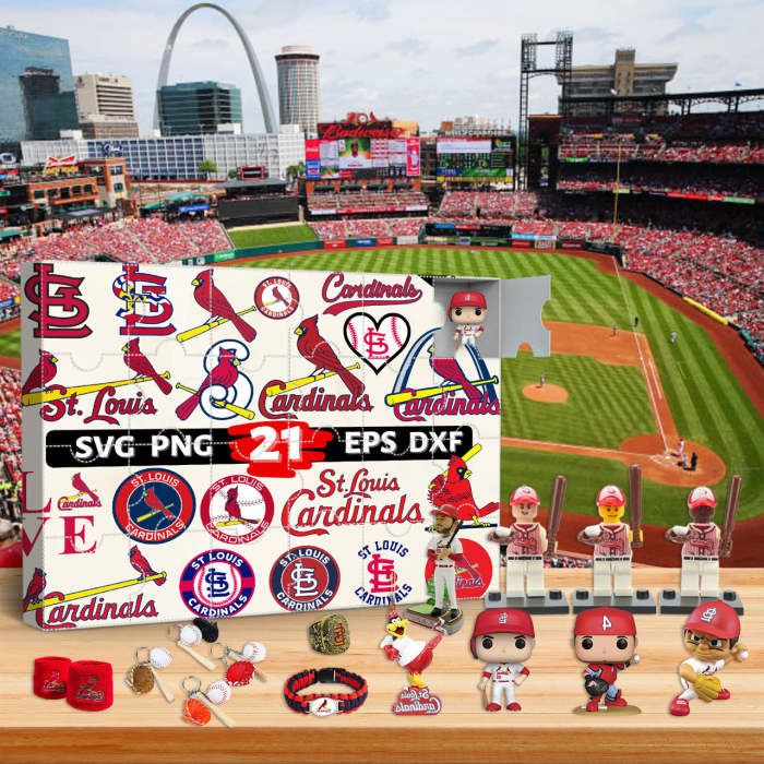 St. Louis Cardinals Advent Calendar24 Gifts Are In It