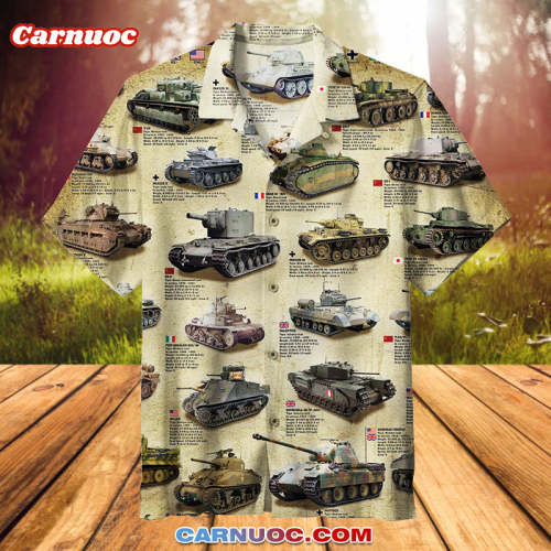 Tanks of WWII | Unisex Hawaiian Shirt