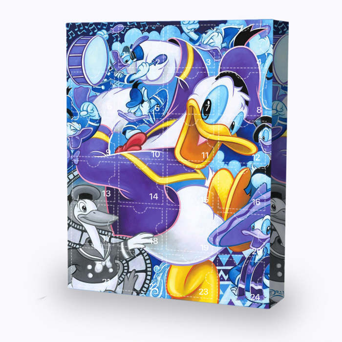 Donald Duck Advent Calendar -- The One With 24 Little Doors