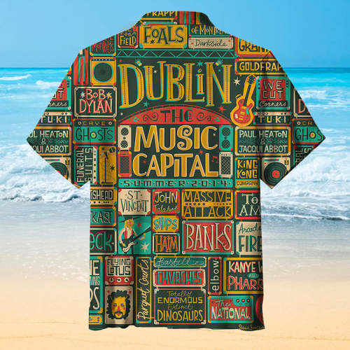 Dublin:The Music Capital|Universal Hawaiian Shirt