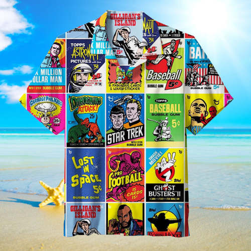 Vintage Poster Collage |Unisex Hawaiian Shirt