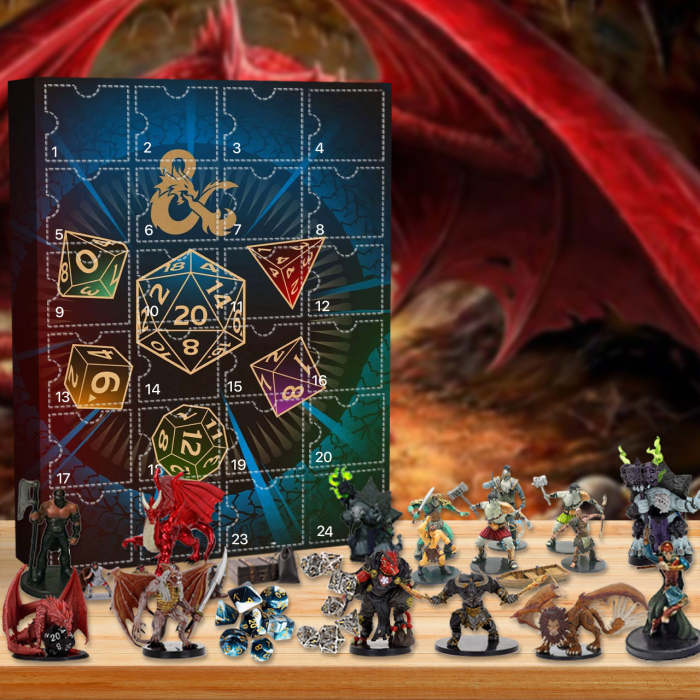Dungeons & Dragons Advent Calendar24 Gifts Are In It