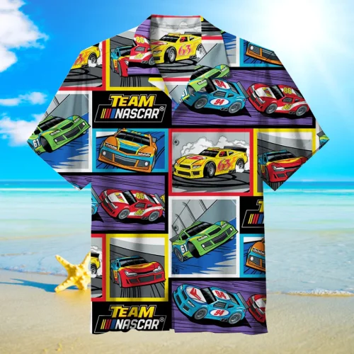 Team Nascar | Unisex Hawaiian Shirt