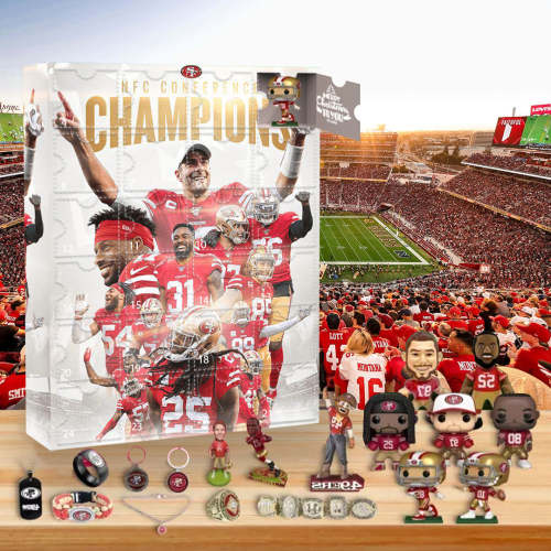2024 San Francisco 49ers Advent Calendar -- The One With 24 Little Doors