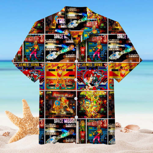 Pinball Collection |Unisex Hawaiian Shirt