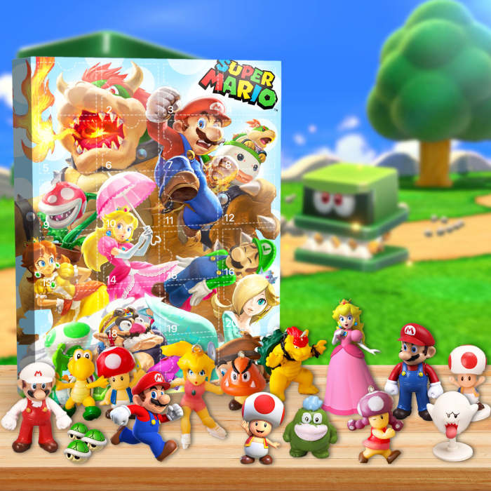 Mario Advent Calendar -- The One With 24 Little Doors