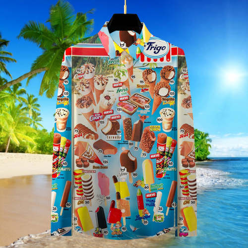 Oh, those old summers, those old ice creams | Long Sleeve Shirt#003