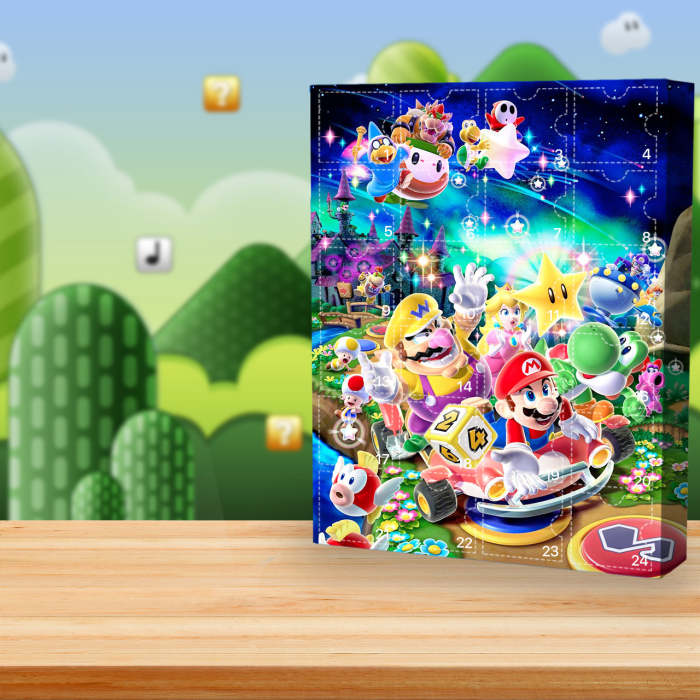 Mario Advent Calendar -- The One With 24 Little Doors