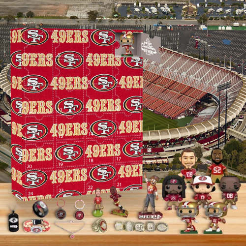2024 San Francisco 49ers Advent Calendar -- The One With 24 Little Doors