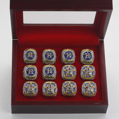 MLB 2017 2022 Houston Astros Championship Ring Set of 12 Different Player Names