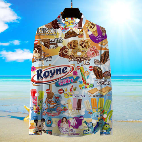 Oh, those old summers, those old ice creams | Long Sleeve Shirt#009