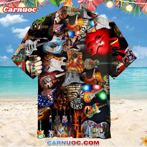 Guitar Collage | Hawaiian Shirt