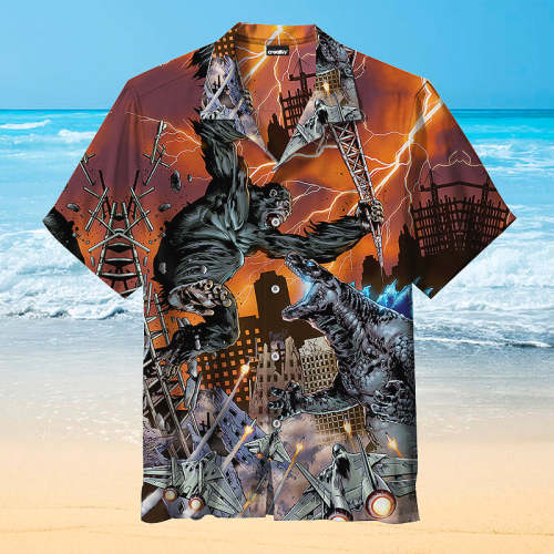 Godzilla vs. King Kong|Universal Hawaiian Shirt