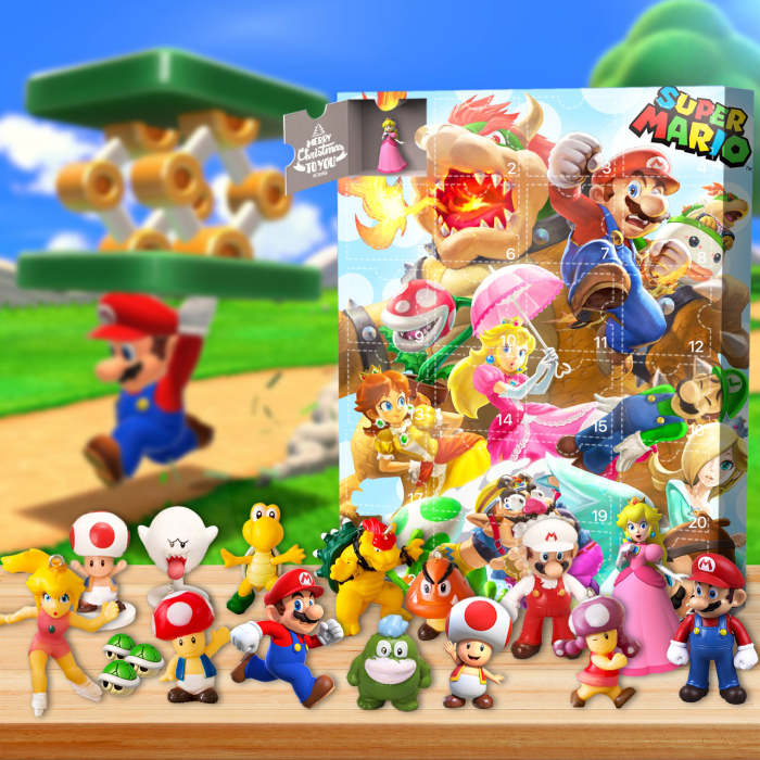 Mario Advent Calendar -- The One With 24 Little Doors