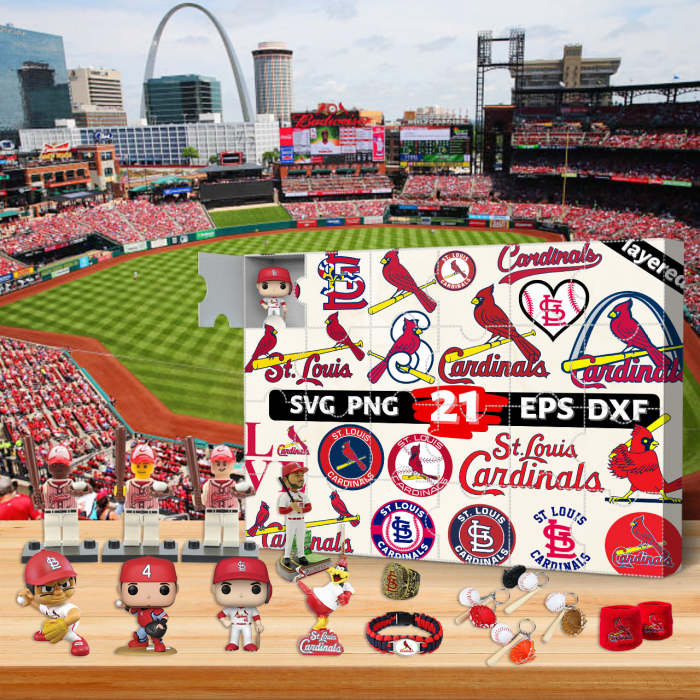 St. Louis Cardinals Advent Calendar24 Gifts Are In It