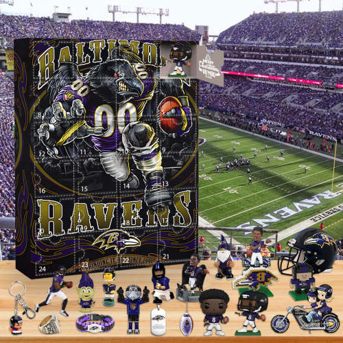 2024 Baltimore Ravens Advent Calendar -- The One With 24 Little Doors